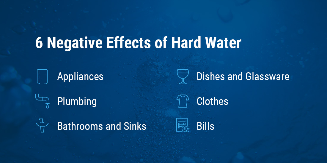 negative effects of hard water